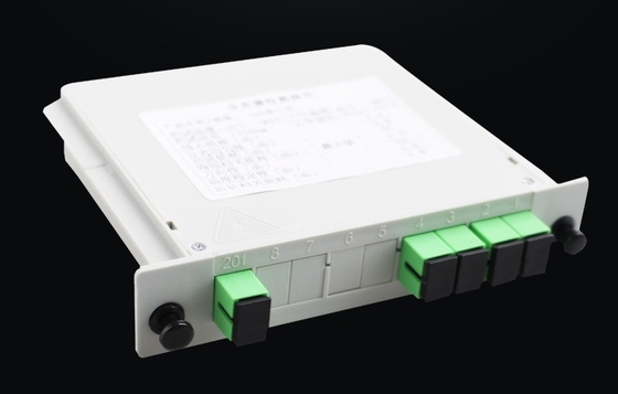 3G Network PLC Splitter 1x4 SC UPC met werkgolflengte 1260-1650nm in FTTH Box