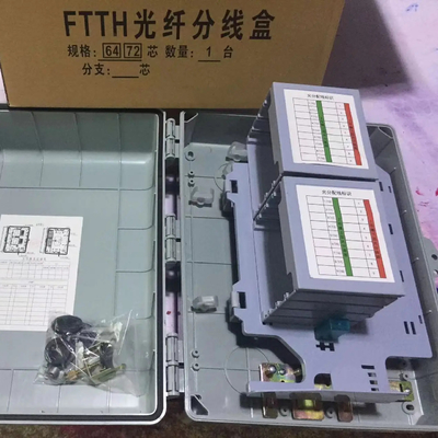 Telecommunicatie FTTH-vezel 72 Core/64 Core Terminal Box met LGX Splitter of Mini Type PLC Splitter