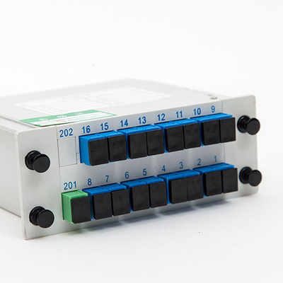 Fiber Signal Transmission PLC Splitter 1x16 LGX SC APC UPC voor ruimtebesparende oplossing