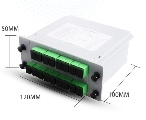 Fiber Signal Transmission PLC Splitter 1x16 LGX SC APC UPC voor ruimtebesparende oplossing