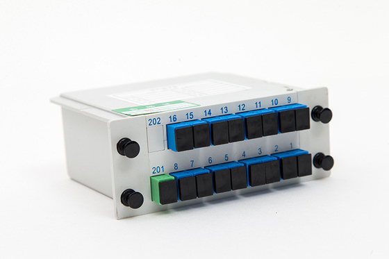 Fiber Signal Transmission PLC Splitter 1x16 LGX SC APC UPC voor ruimtebesparende oplossing
