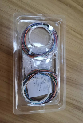 1260-1650nm Werkkolom G657A 1M 2M 3M Stalen buis PLC 1x8 Splitter met 3-