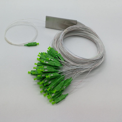 1x2 1x8 2x8 1x24 1x32 1x48 1x64 Mini optische splitser Sc Apc connector PLC vezelsplitter