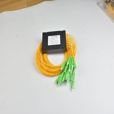 Netwerk PLC Splitter SC/APC ABS Box Single-mode Fiber Optical Splitter SC/UPC PCL Splitter