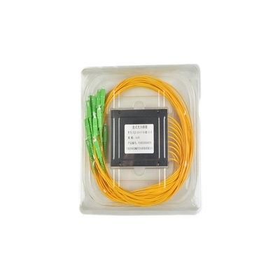 Netwerk PLC Splitter SC/APC ABS Box Single-mode Fiber Optical Splitter SC/UPC PCL Splitter