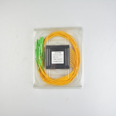 Netwerk PLC Splitter SC/APC ABS Box Single-mode Fiber Optical Splitter SC/UPC PCL Splitter