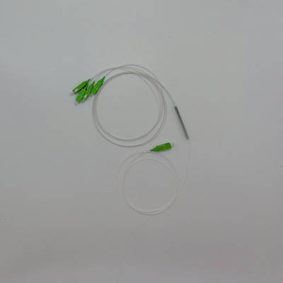 Telecommunicatie PLC Splitter 1 2 Mini Differencieel Glasvezel Glasvezel Staalbuis Connector