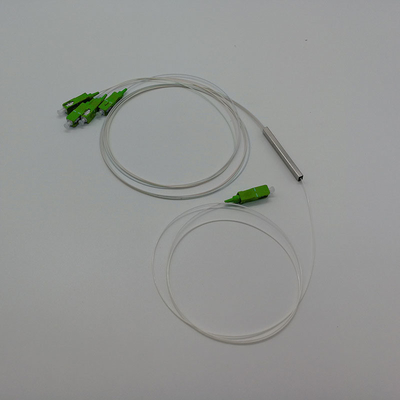 Telecommunicatie PLC Splitter 1 2 Mini Differencieel Glasvezel Glasvezel Staalbuis Connector