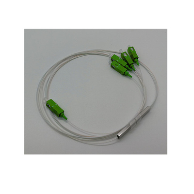Telecommunicatie PLC Splitter 1 2 Mini Differencieel Glasvezel Glasvezel Staalbuis Connector
