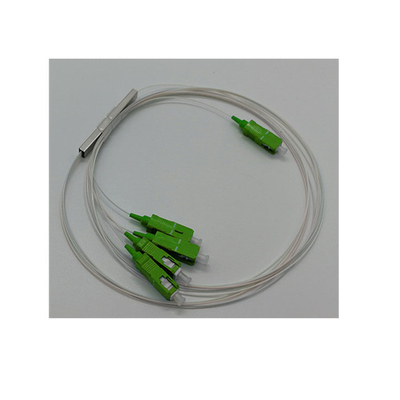 Telecommunicatie PLC Splitter 1 2 Mini Differencieel Glasvezel Glasvezel Staalbuis Connector