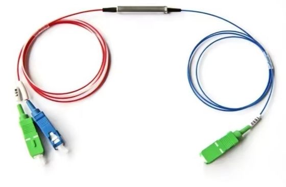 3 High Power PER ER 28dB 1x2 1 2 Mini PM FBT Glasvezel Splitter met G657A Glasvezel Type