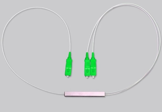 ANATEL gecertificeerd 1x8 SC/APC Micro Mini Block Steel Tube FTTH PLC Splitter en 3 Time