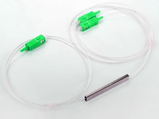 ANATEL gecertificeerd 1x8 SC/APC Micro Mini Block Steel Tube FTTH PLC Splitter en 3 Time