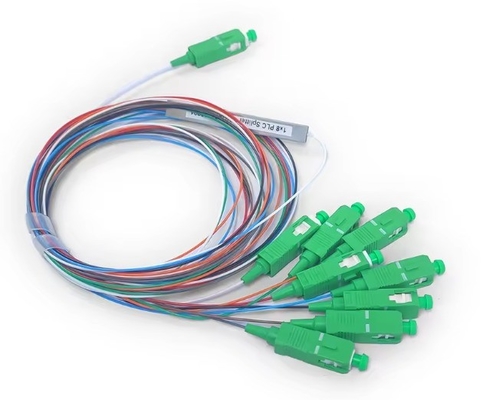 FTTH Mini Steel Tube Splitter Glasvezel Micro 1*8 SC APC MINI 1m 1,5m PLC Splitter
