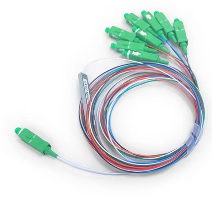 FTTH Mini Steel Tube Splitter Glasvezel Micro 1*8 SC APC MINI 1m 1,5m PLC Splitter