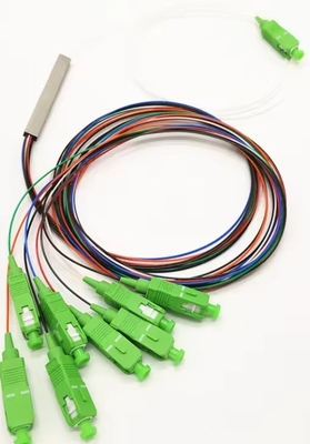 Telecommunicatie 1x2 4 8 16 C G657A1 0.9mm SCUPC mini type Glasvezel PLC Splitter